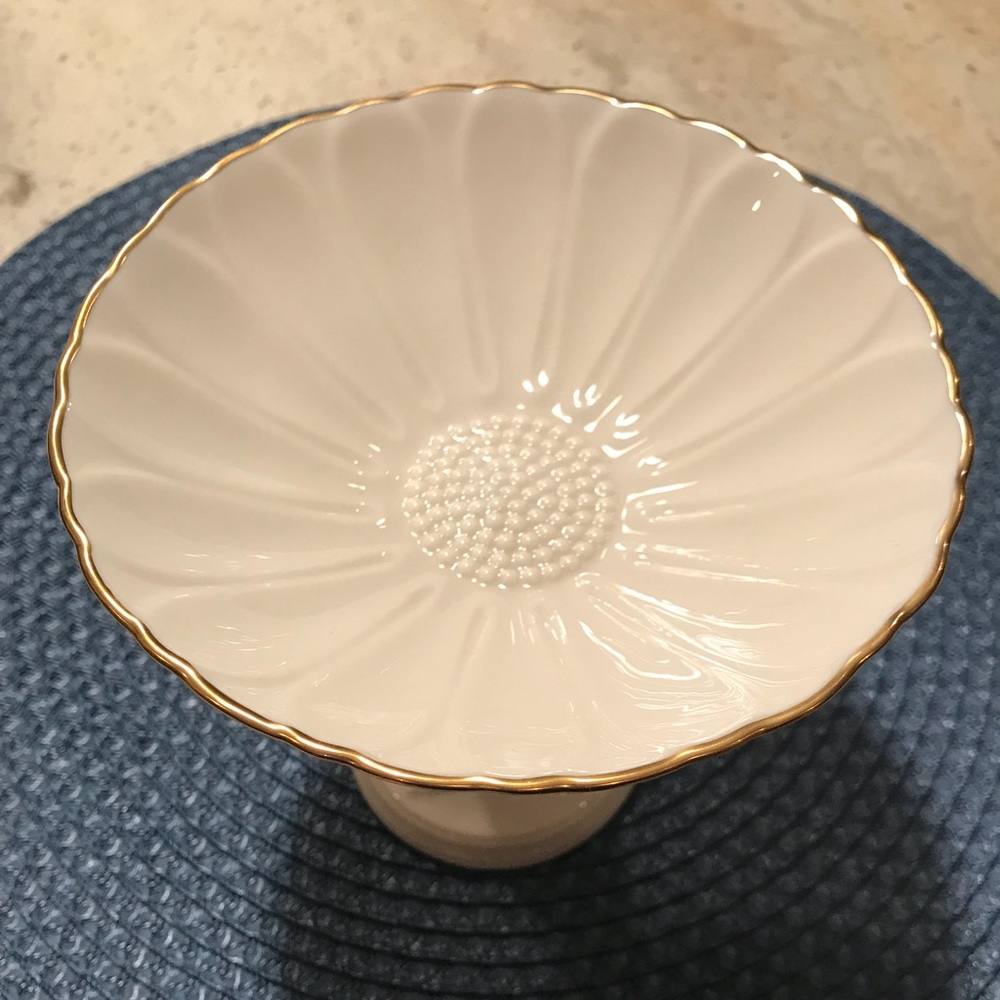 Lenox Sunflower Pedestal Candy Dish